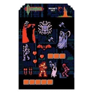 Castlevania NES 8-Bit Magnet Set