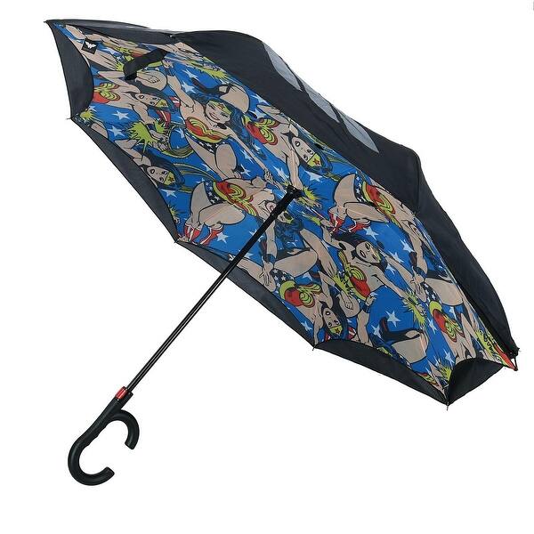 Wonder Woman Foldable Rain Umbrella-Auto Open Close 